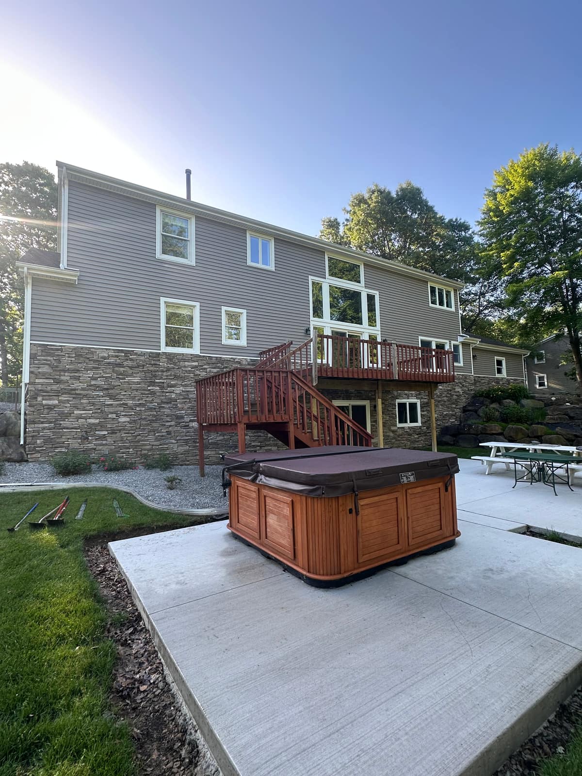 Clarkston New Deck — Before