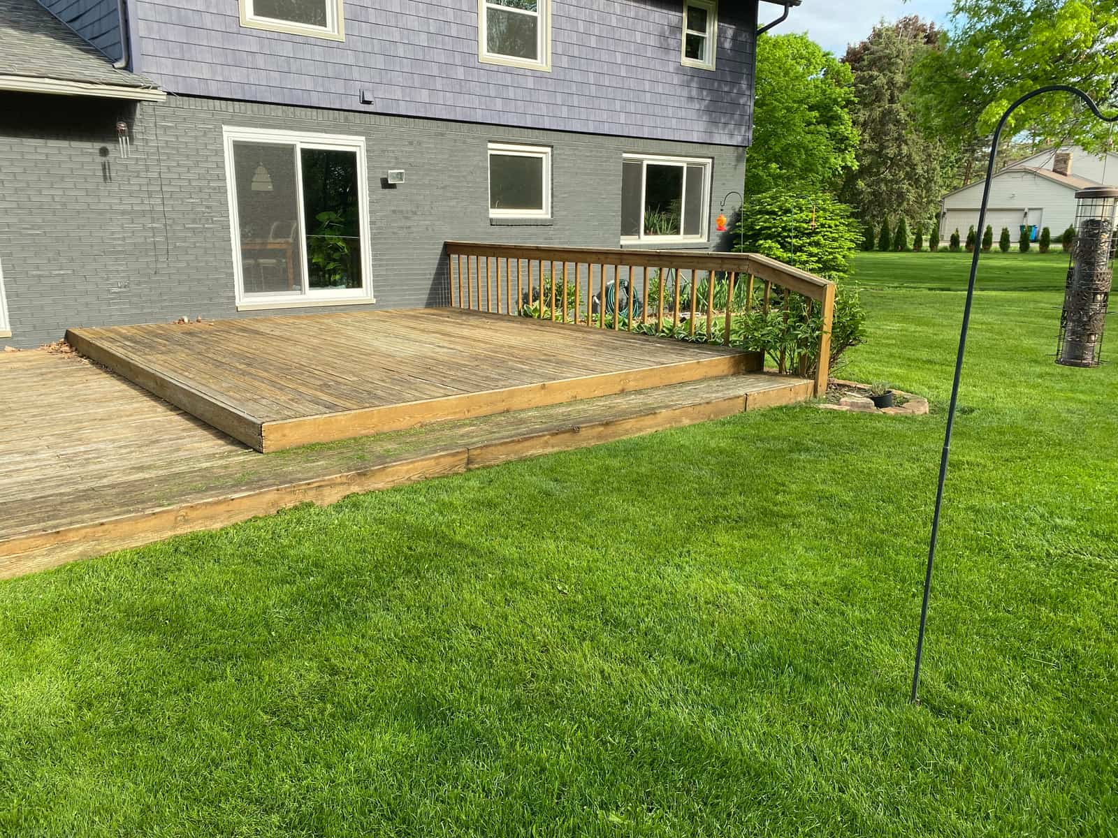 Commerce Pond Deck — Before