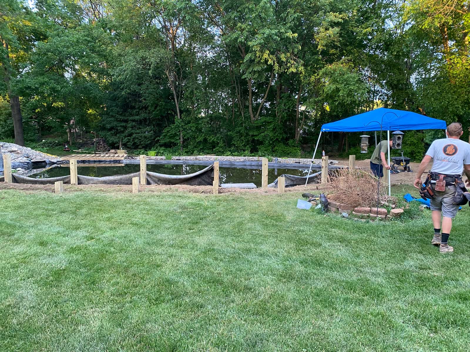 Commerce Pond Deck — During