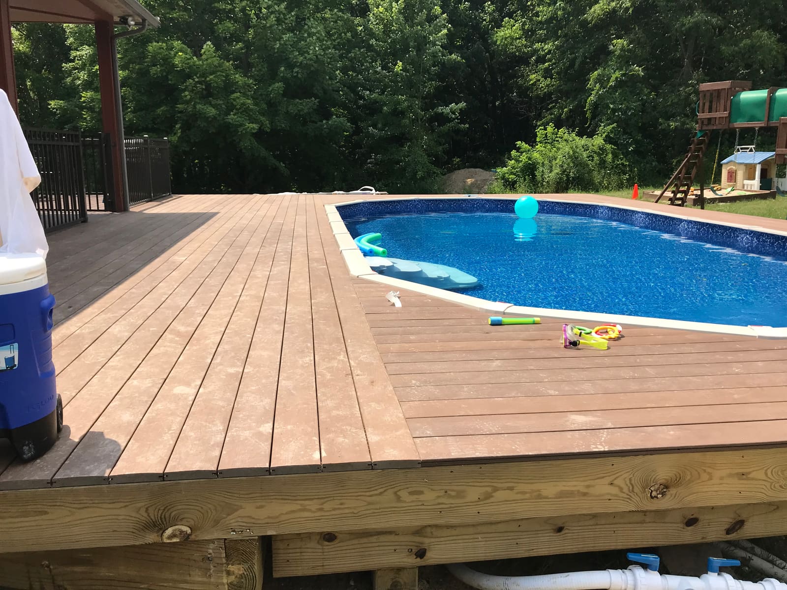 Davisburg Pool Deck — After