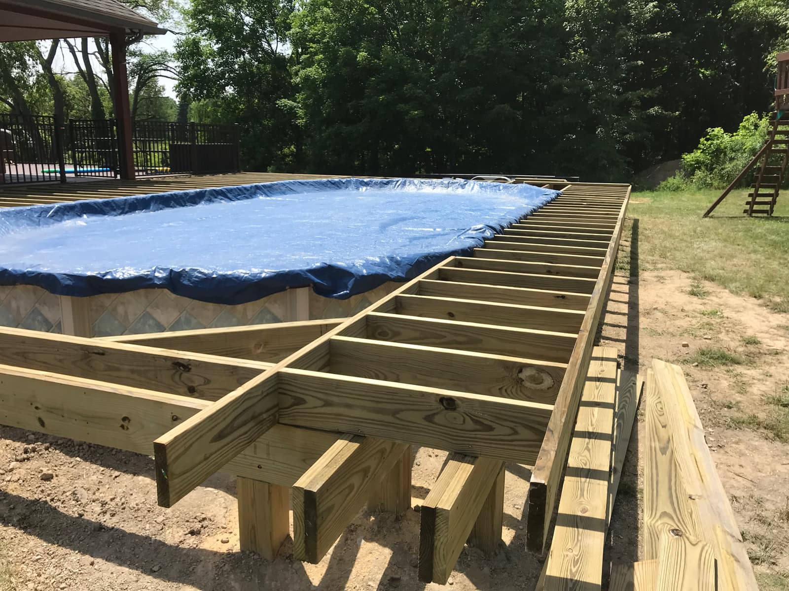 Pool deck in Davisburg, during photo 2 of 2, Daka Renovations