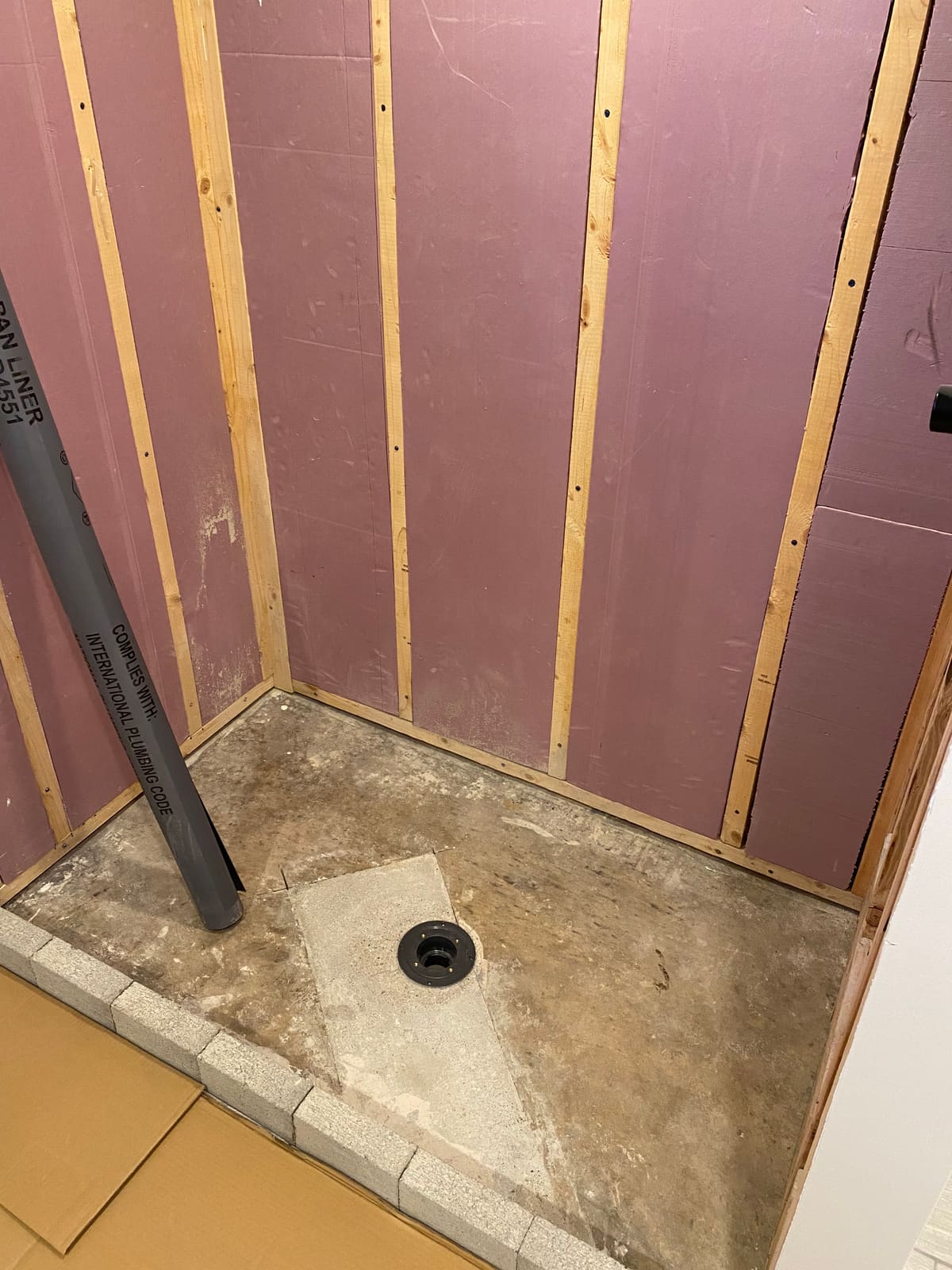 Dearborn Shower — Before